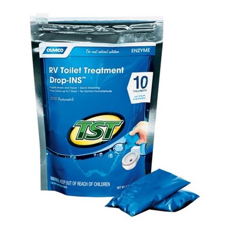 CAMCO 41529 Blue Enzyme Toilet Chemical Drop-Ins-, 4PK 8374936